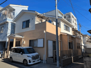 【横浜市鶴見区】K様邸 屋根塗装【断熱GAINA】・外壁塗装【RSゴールドFⅡ】工事