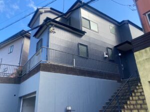 【横浜市鶴見区】I 様邸 屋根【RSルーフ2液F】・外壁【RSゴールドFⅡ】塗装工事、擁壁補修・塗装工事